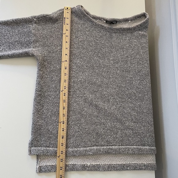 Eileen Fisher Organic Cotton Boxy Knit Long Sleeve Top Size M Capsule Minimalist - Picture 10 of 10
